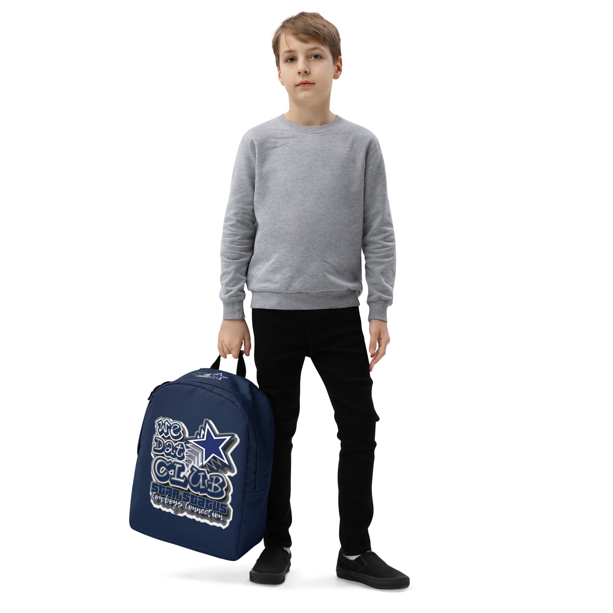 We Dat Club Minimalist Backpack Blue