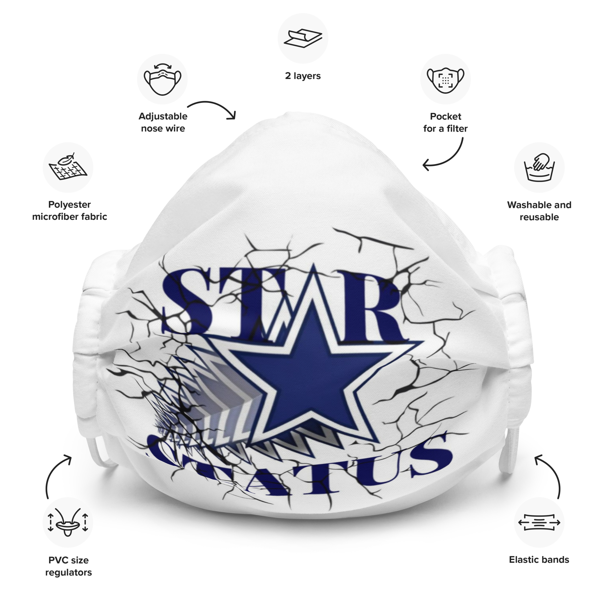 Star Status Premium face mask