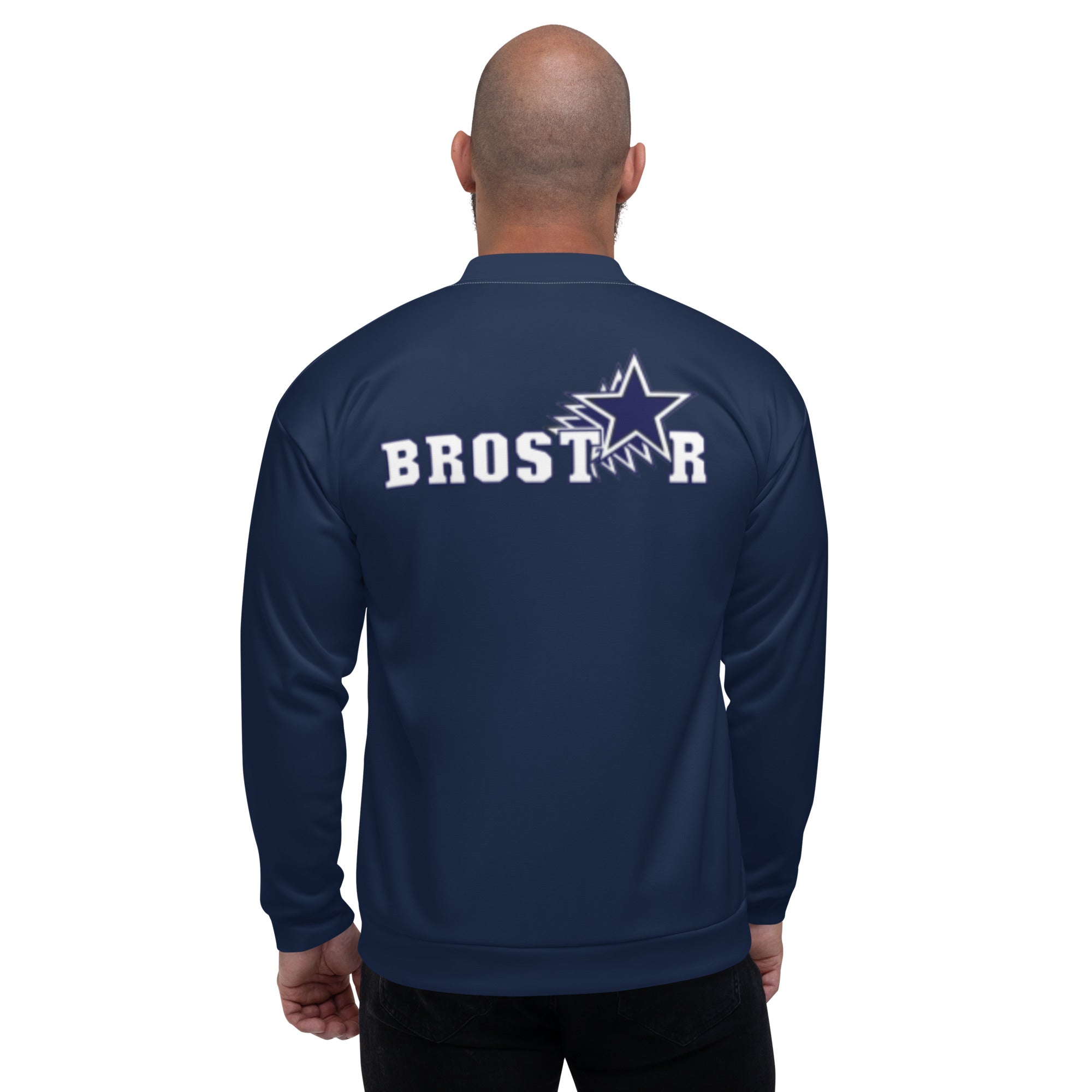 Brostar Blue  Bomber Jacket