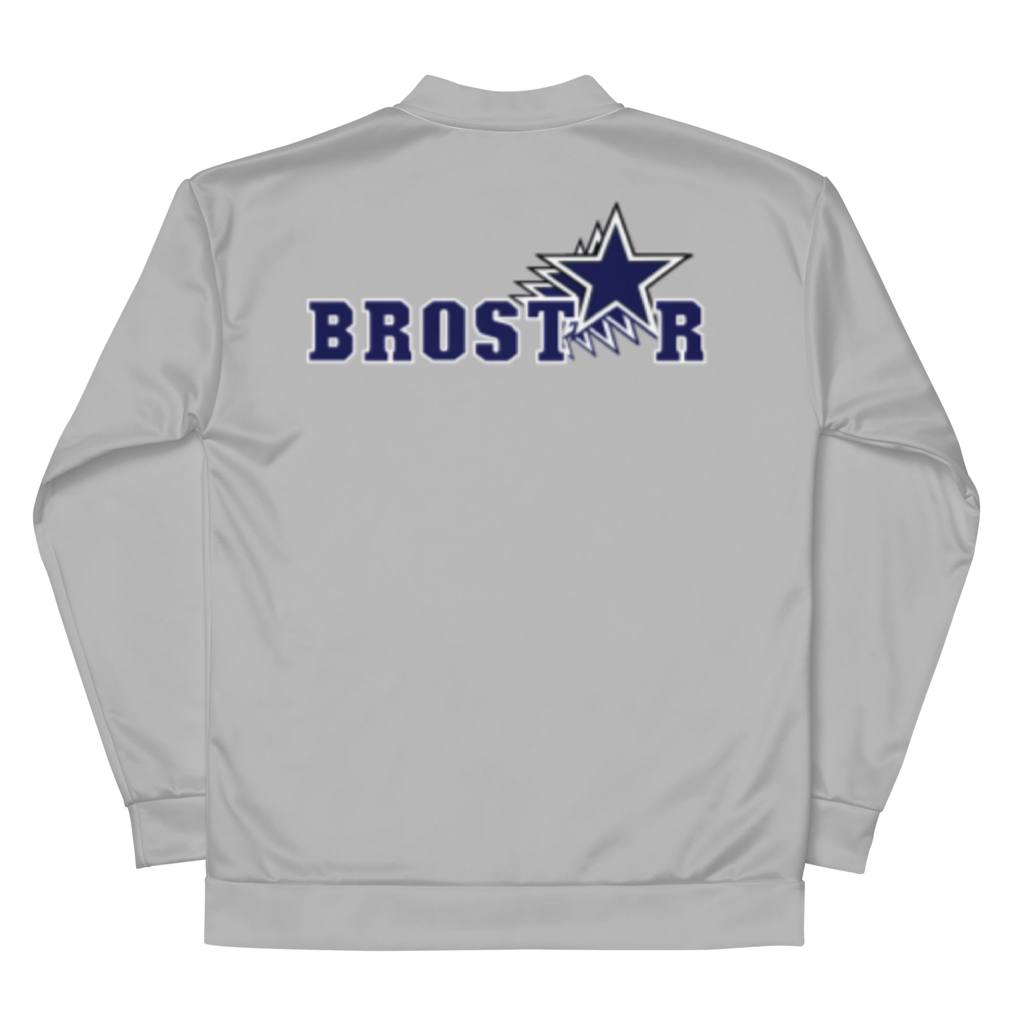 Brostar Grey  Bomber Jacket