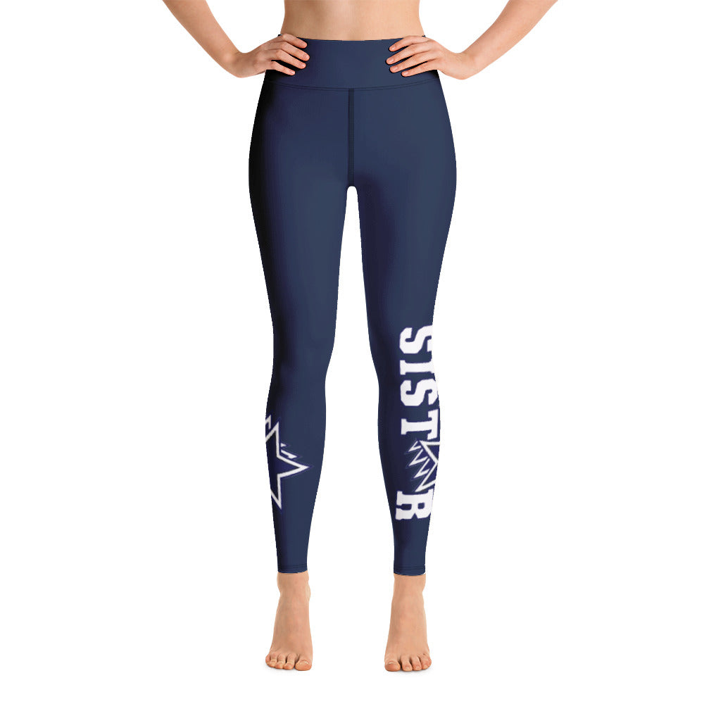 Sistar Blue Yoga Leggings