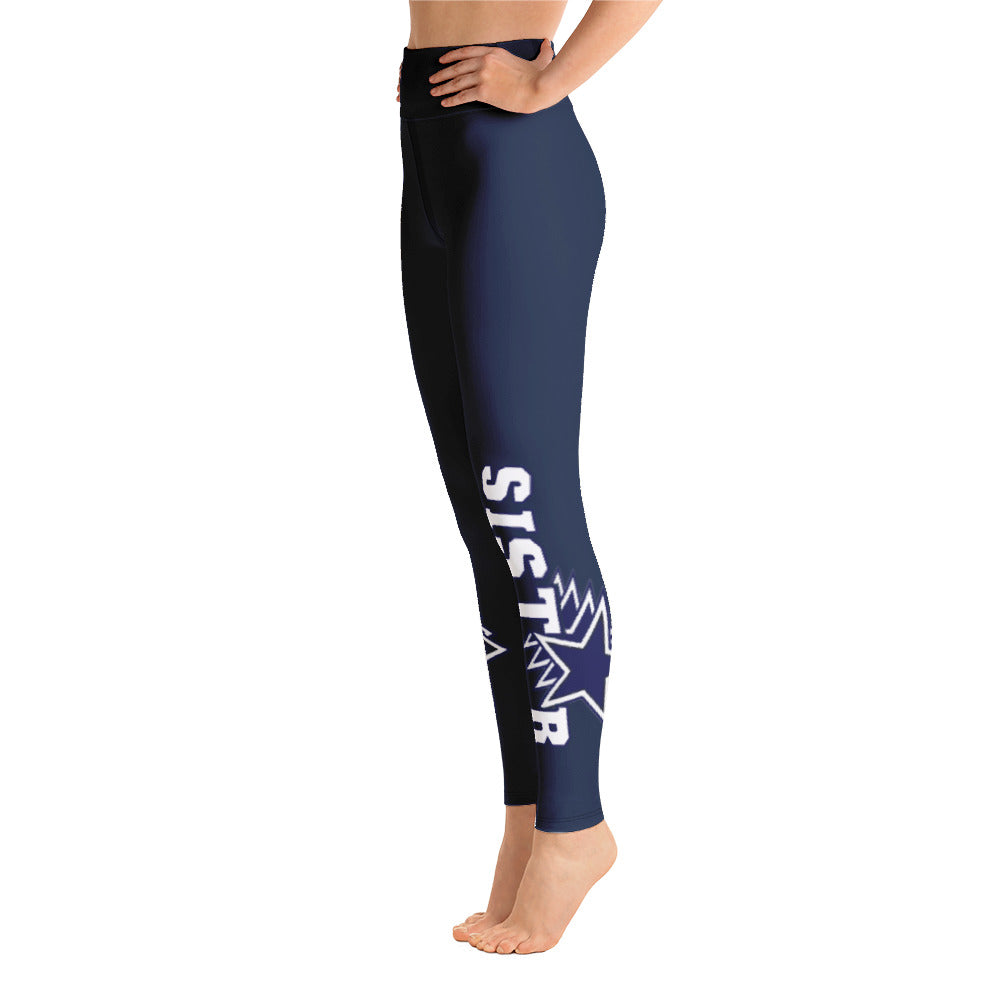 Sistar Blue Yoga Leggings