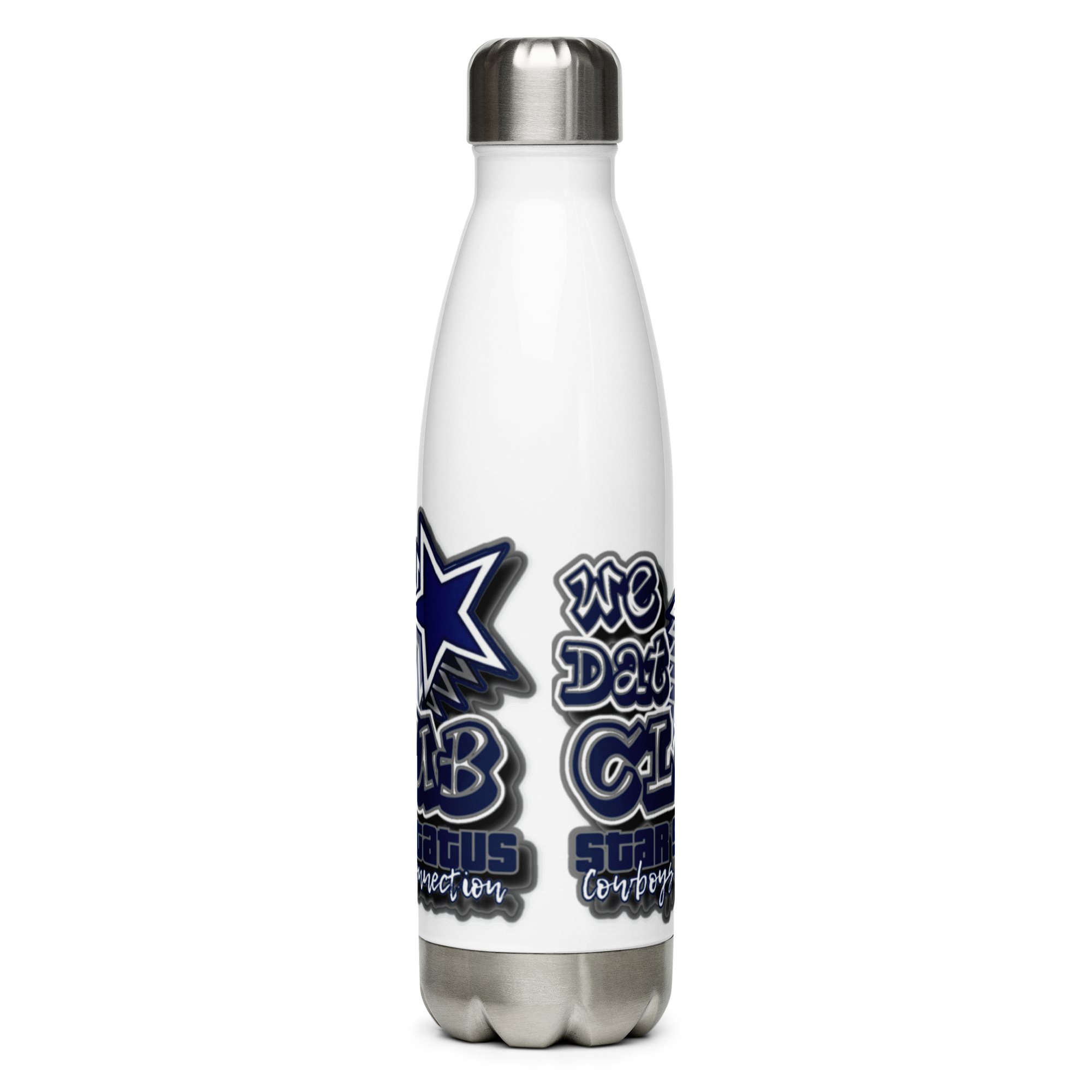 We Dat Fan Club Stainless Steel Water Bottle