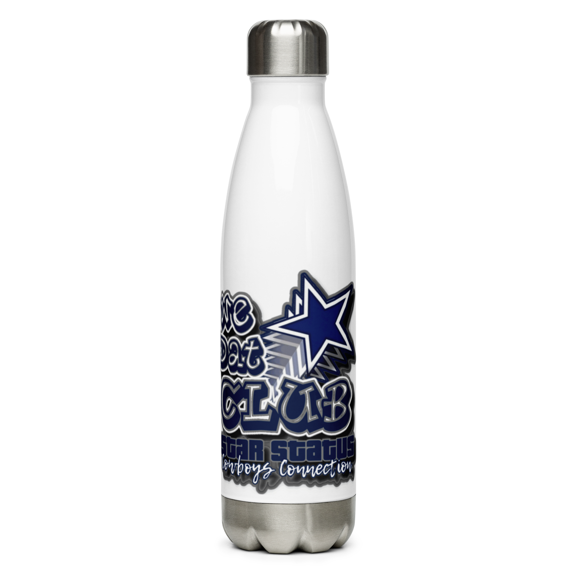 We Dat Fan Club Stainless Steel Water Bottle