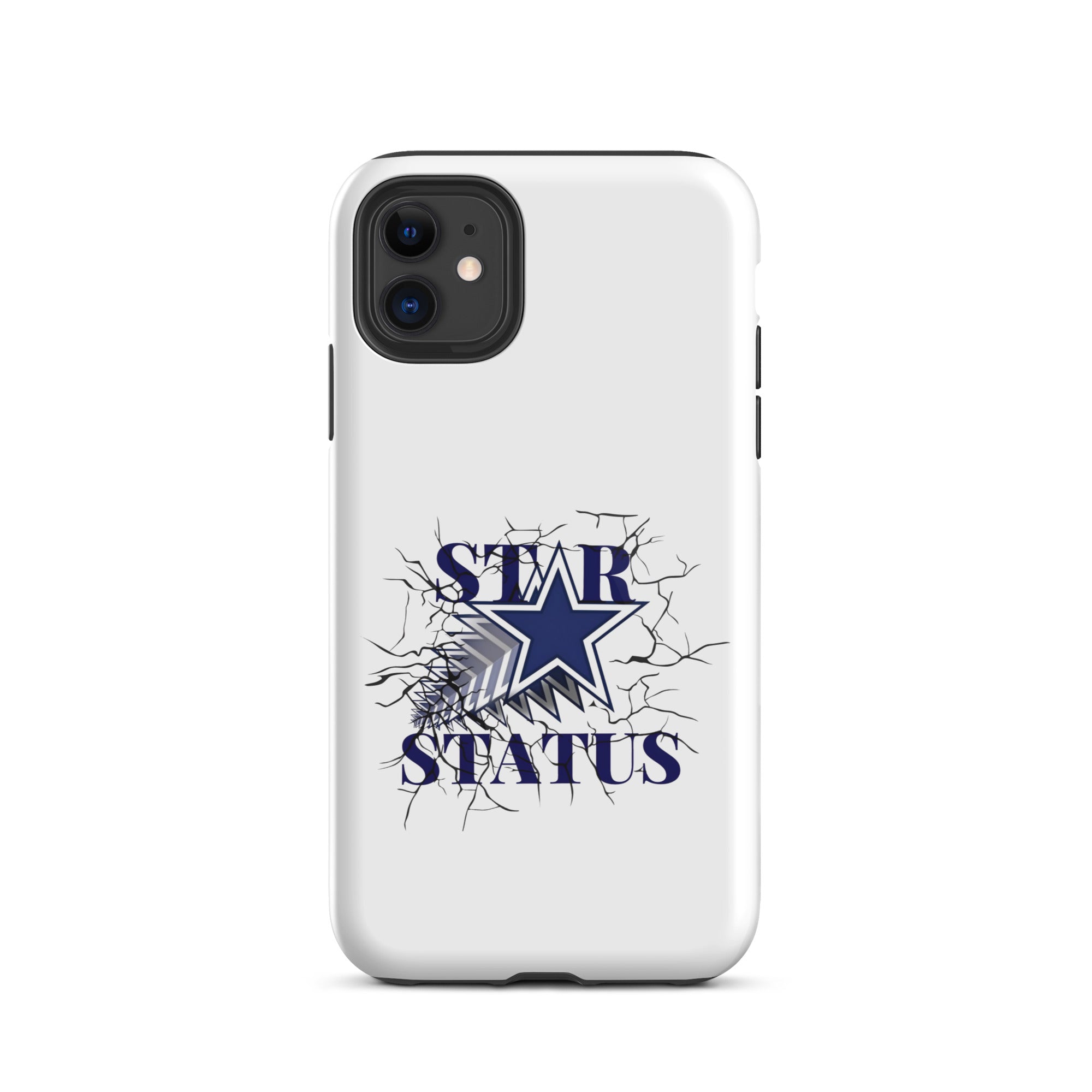 Star Status Crack Design Tough iPhone case