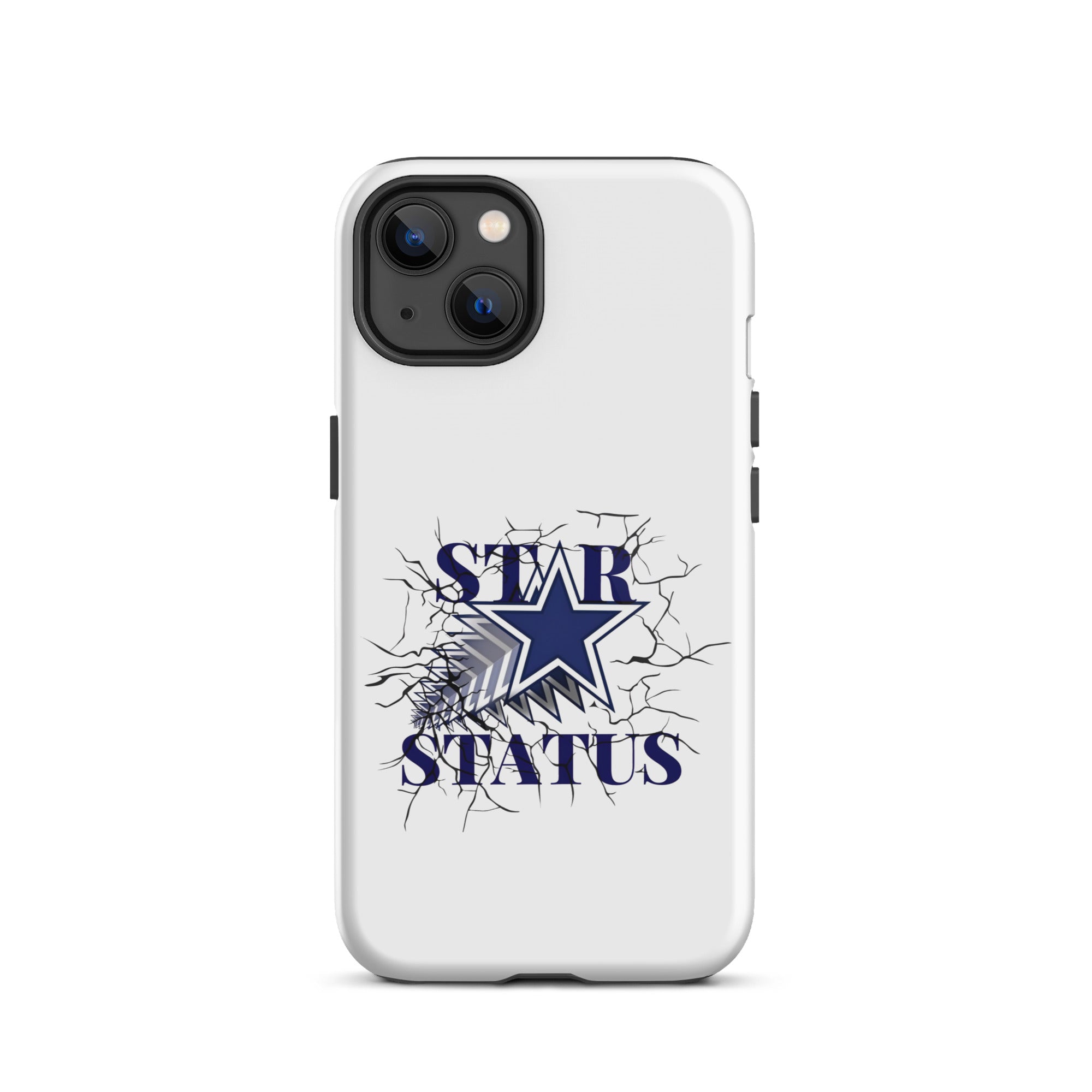 Star Status Crack Design Tough iPhone case