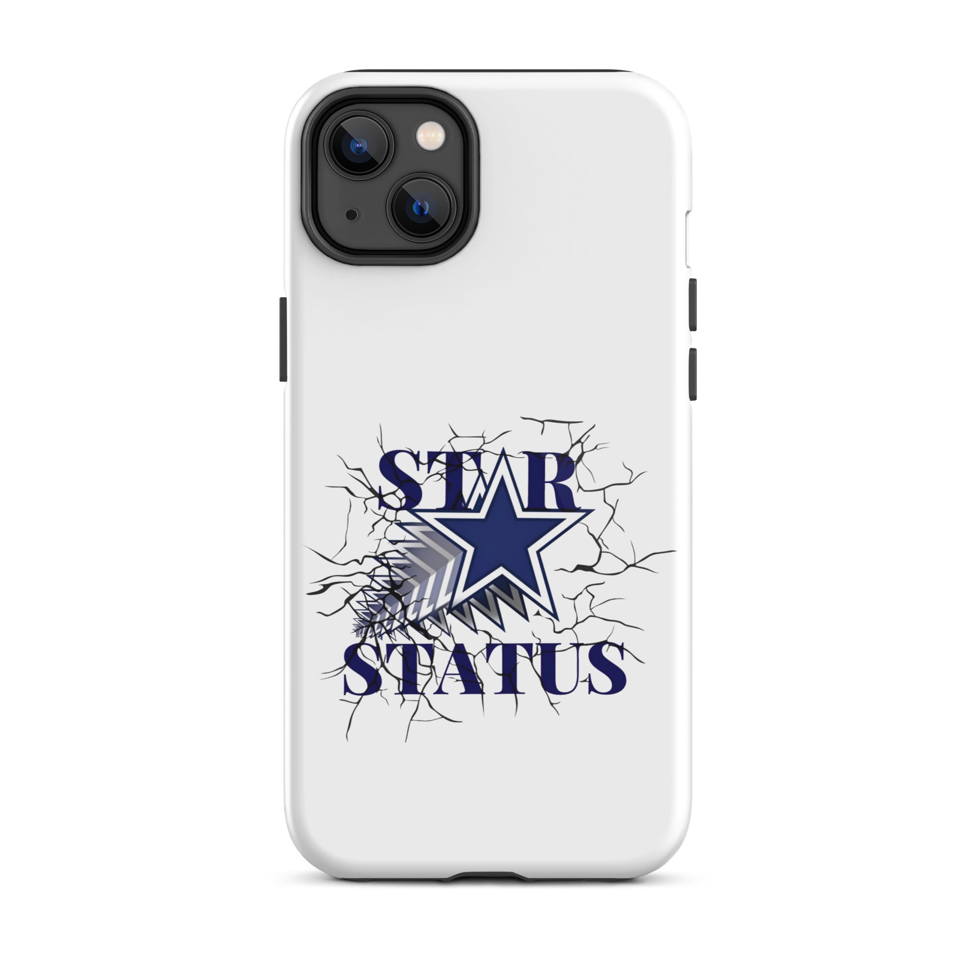 Star Status Crack Design Tough iPhone case