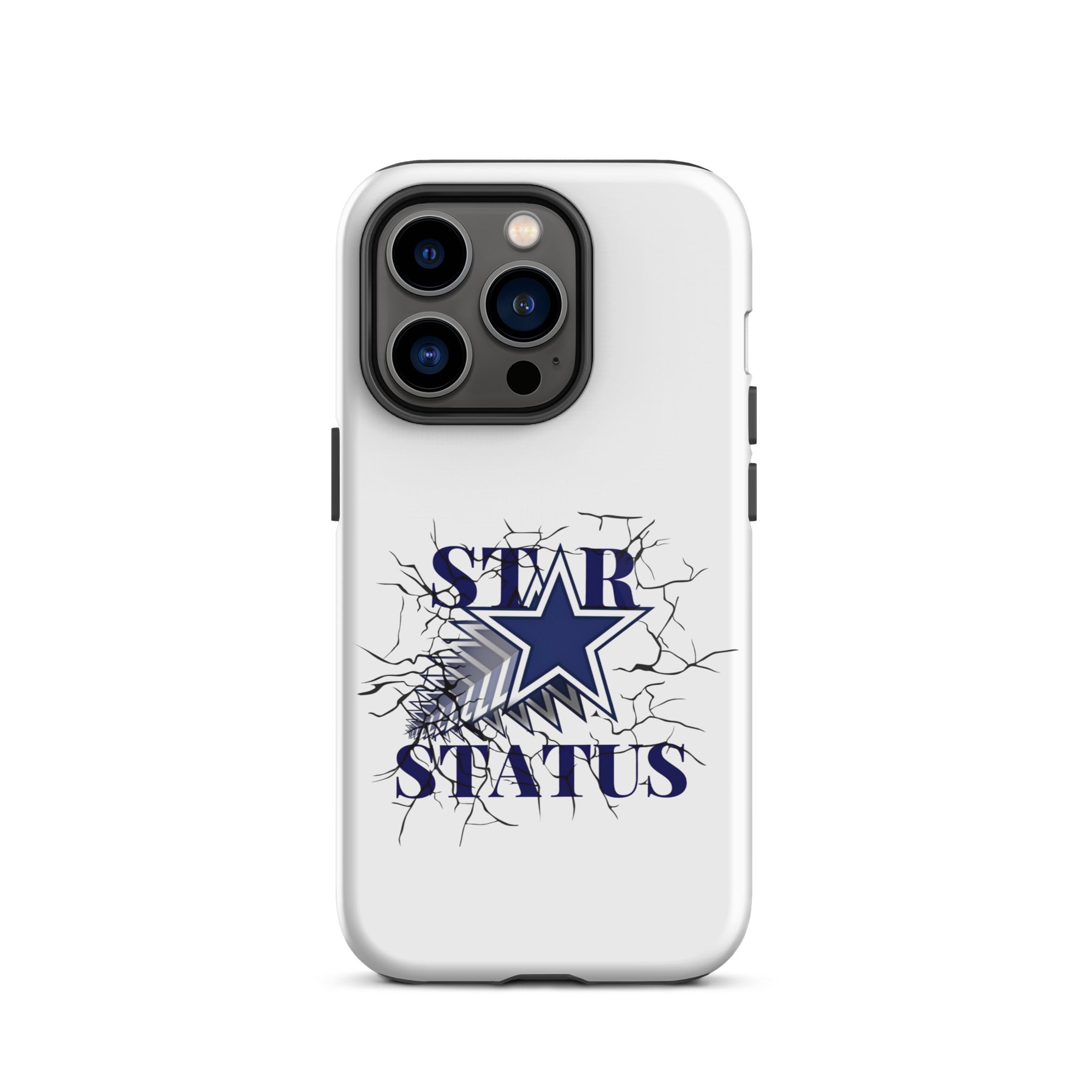 Star Status Crack Design Tough iPhone case