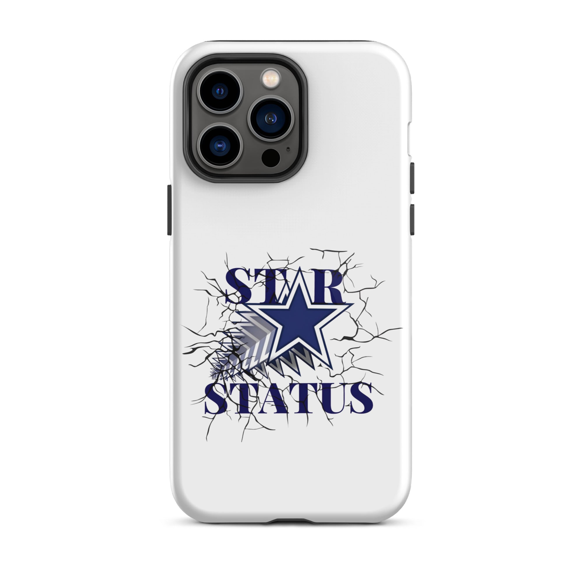 Star Status Crack Design Tough iPhone case