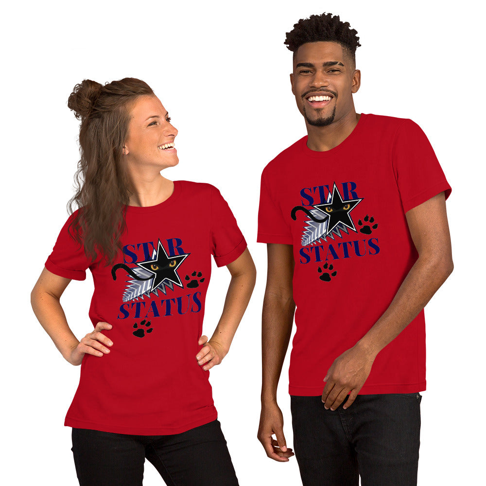 Star Status Scat Cat Unisex t-shirt