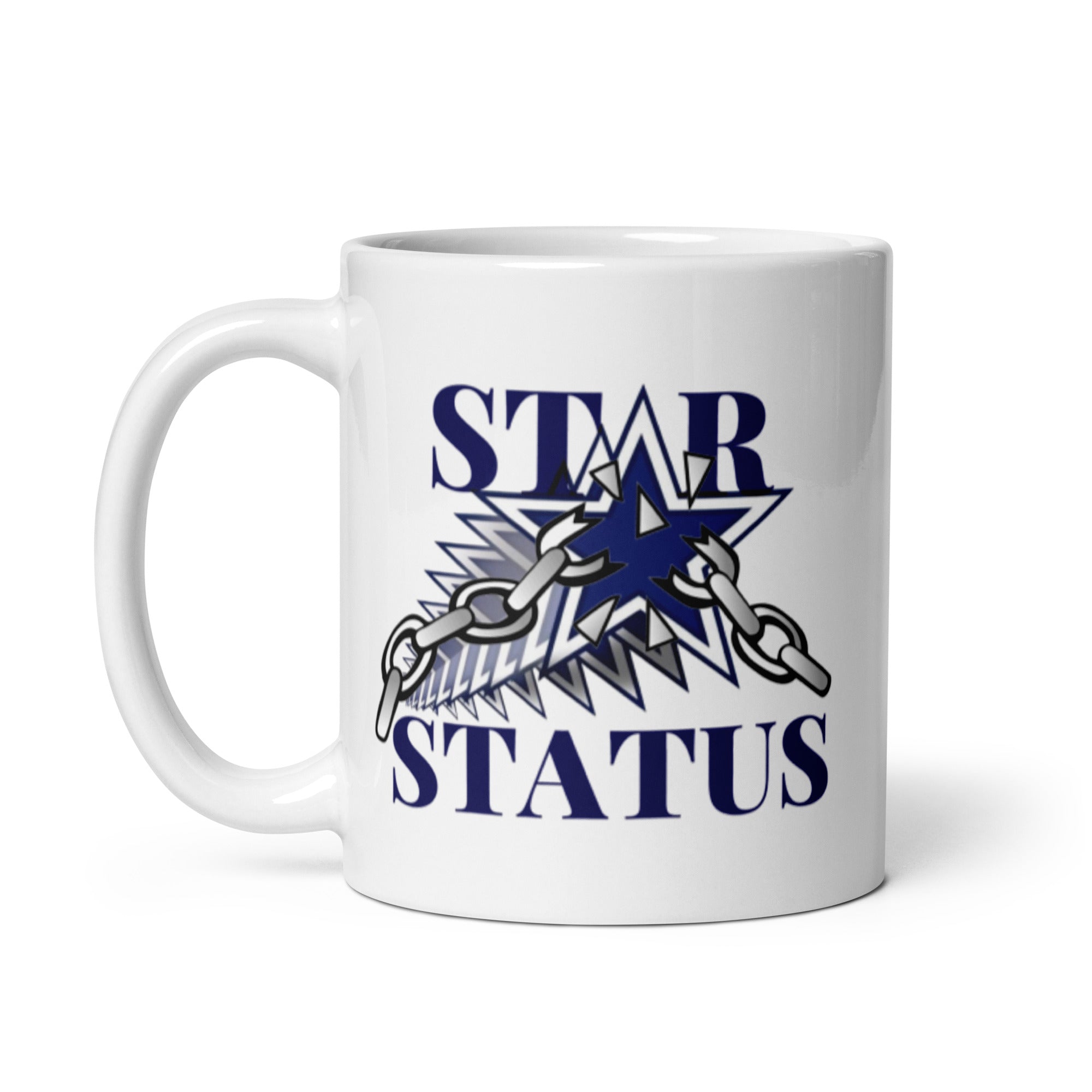 SS Break The Hate White glossy mug