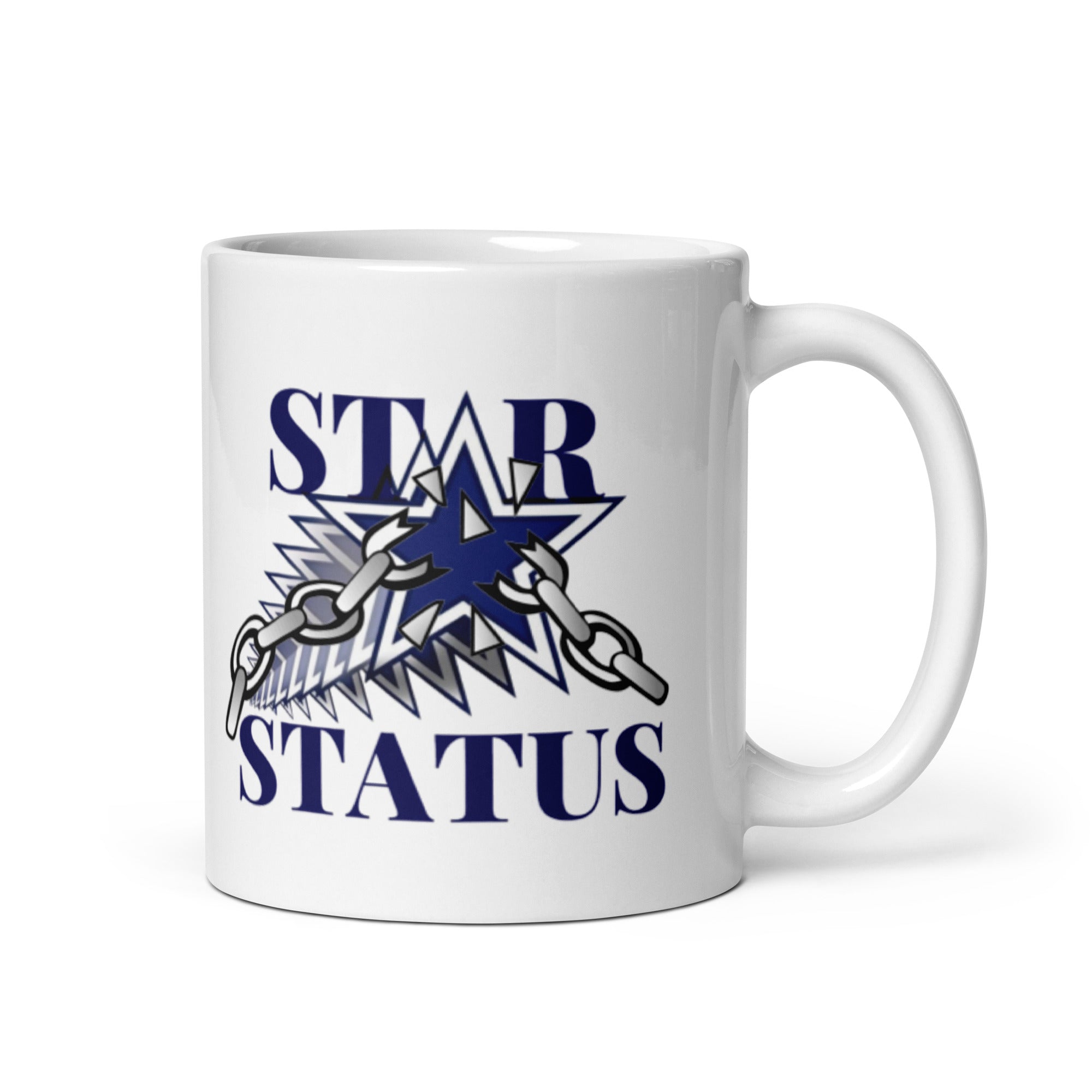 SS Break The Hate White glossy mug