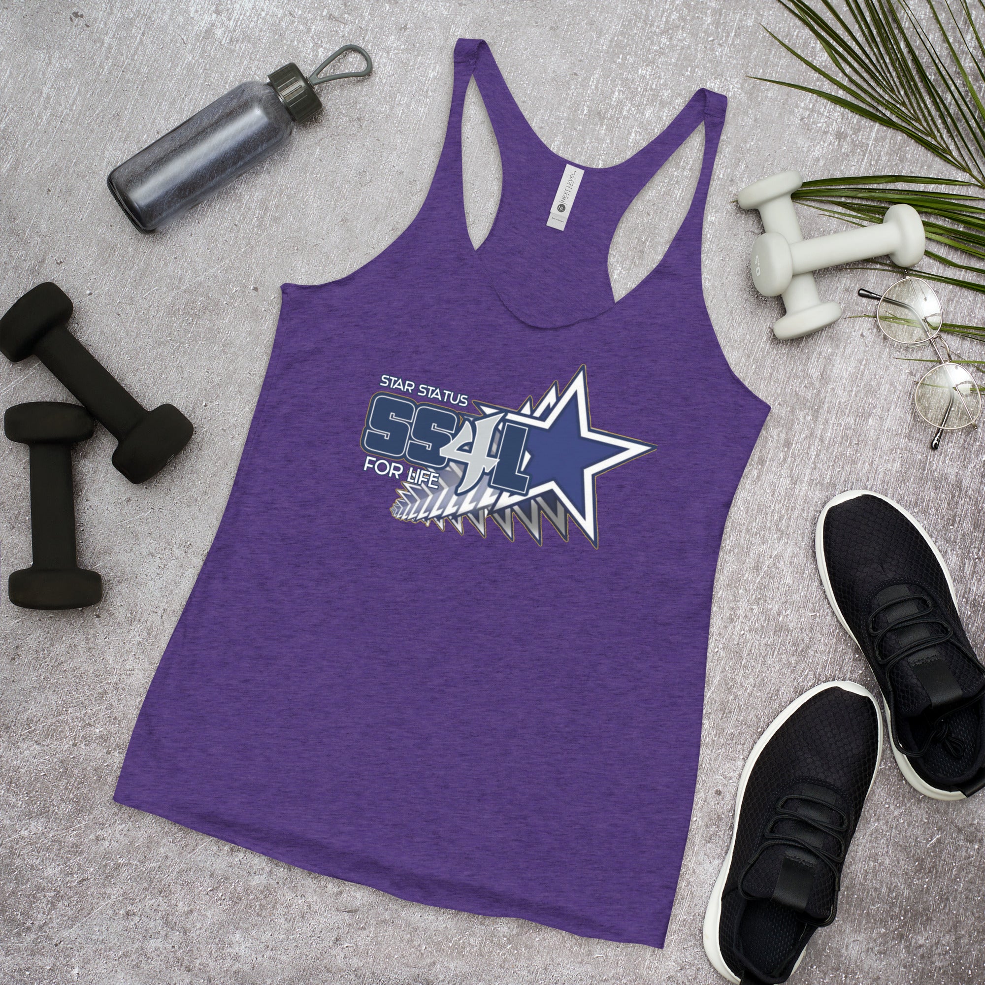 Star Status 4 Life Women's Racerback Tank