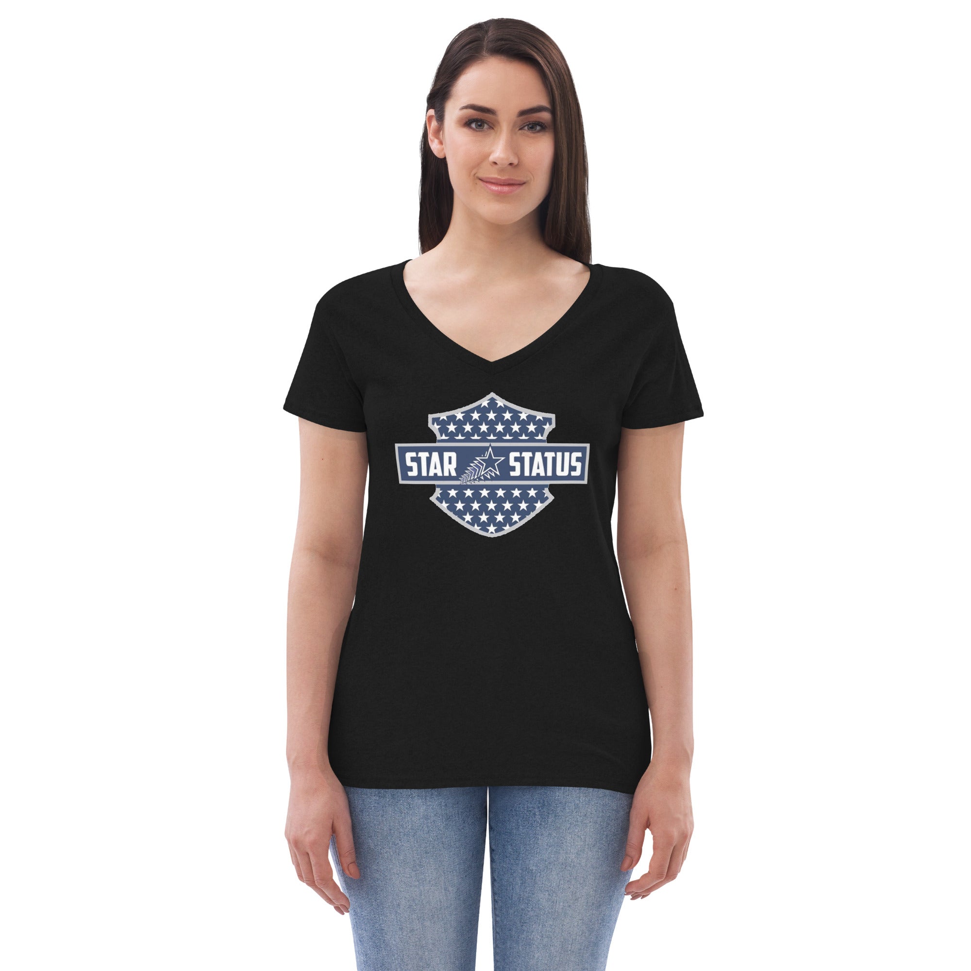 SS H Sign Women’s recycled v-neck t-shirt