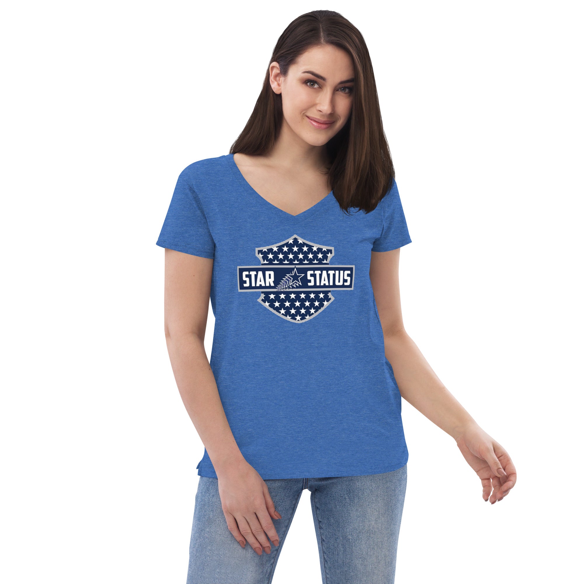 SS H Sign Women’s recycled v-neck t-shirt