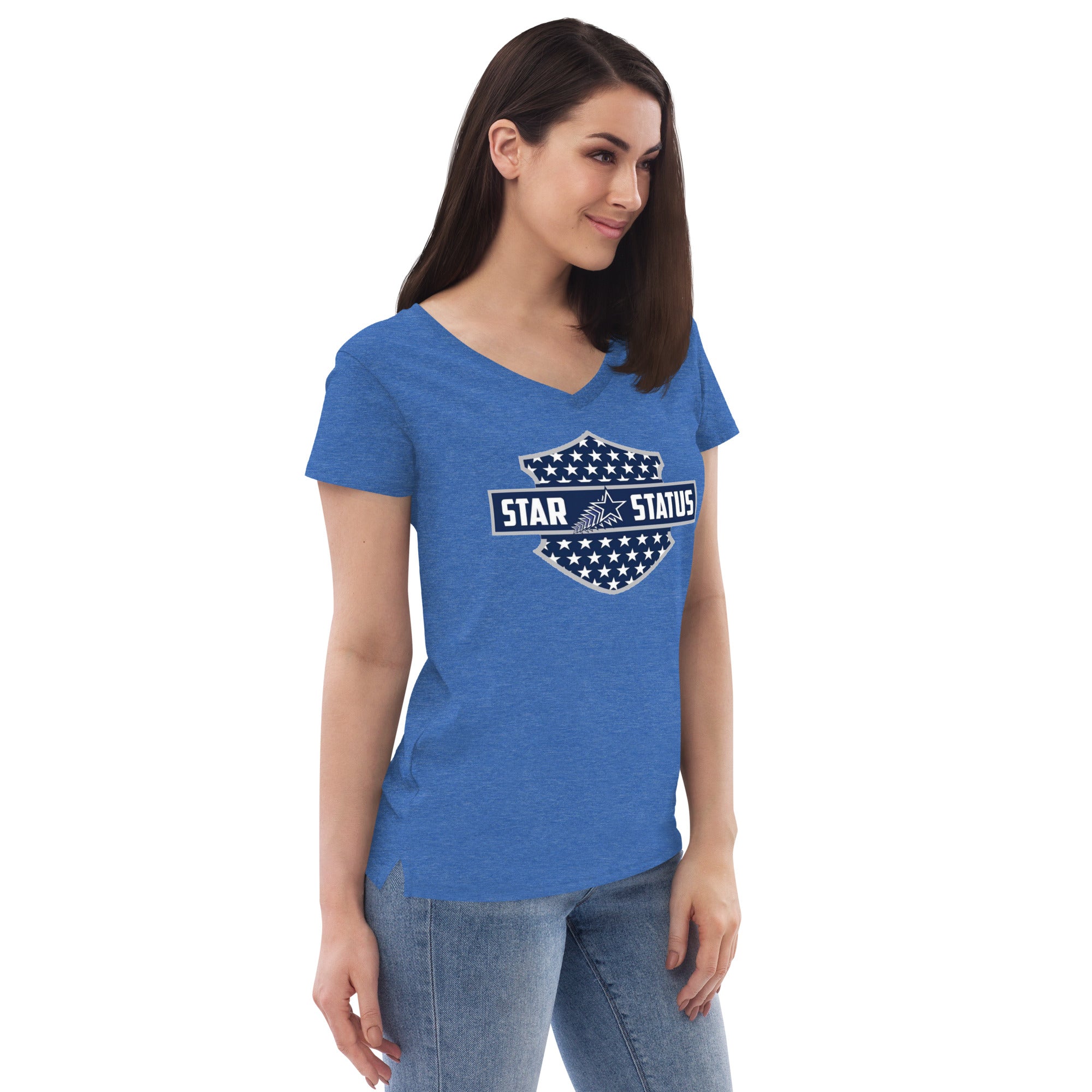 SS H Sign Women’s recycled v-neck t-shirt