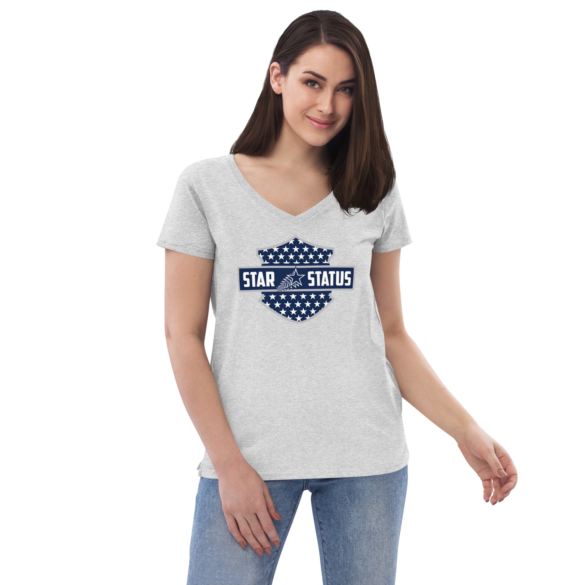 SS H Sign Women’s recycled v-neck t-shirt