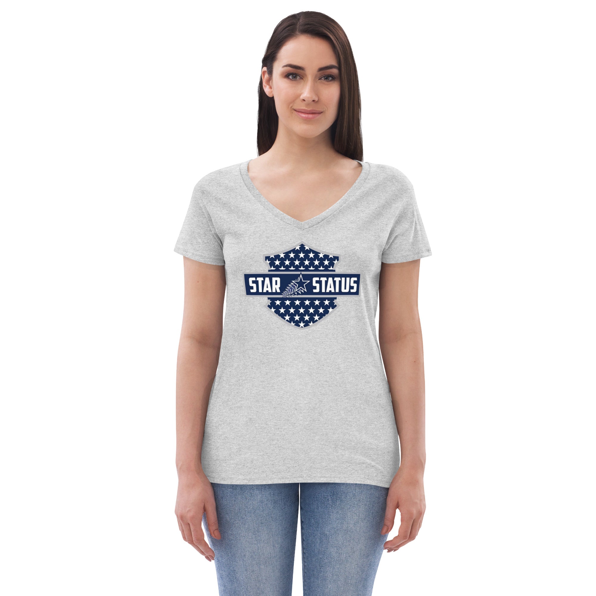 SS H Sign Women’s recycled v-neck t-shirt