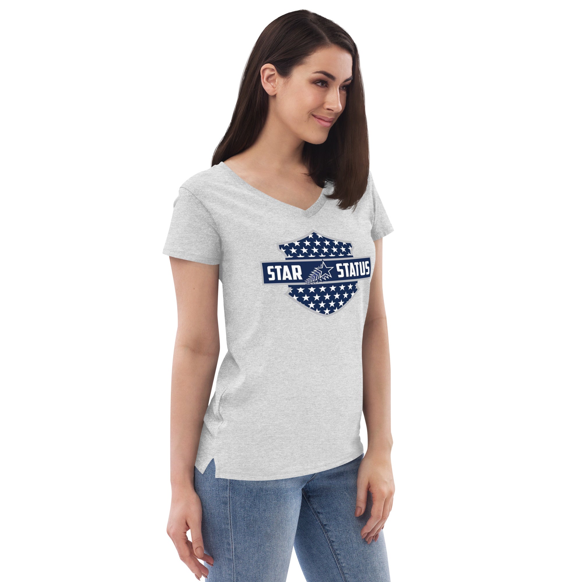 SS H Sign Women’s recycled v-neck t-shirt