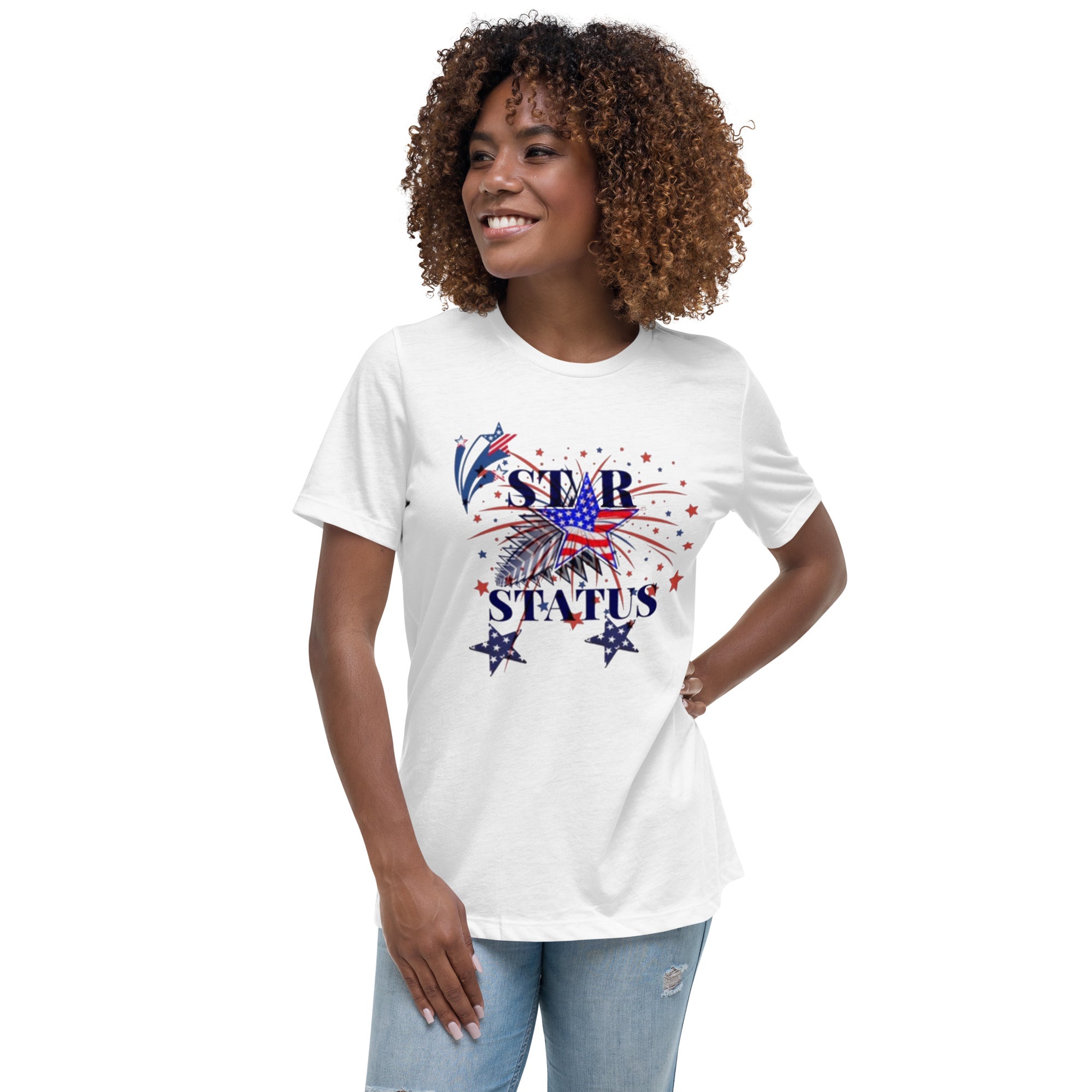 Star Status America's Fan Club Women's Relaxed T-Shirt